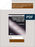 Instant ebooks textbook Computational Complexity of Counting and Sampling Discrete Mathematics and Its Applications  1st Edition Istvan Miklos download all chapters