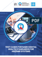 NABH Test Case for HIS and EMR System.