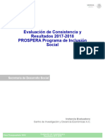 6 - Evaluación de Consistencia y Resultados 2017-2018 - PROSPERA Programa de Inclusión Social