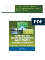 Full Download Turfgrass and Landscape Irrigation Water Quality Assessment and Management 1st Edition Robert N. Carrow PDF DOCX