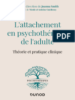 L’Attachement en Psychothérapie de l’Adulte