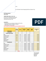 Live Selling - Cost Estimates Ce