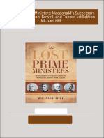 Download Complete The Lost Prime Ministers: Macdonald's Successors Abbott, Thompson, Bowell, and Tupper 1st Edition Michael Hill PDF for All Chapters