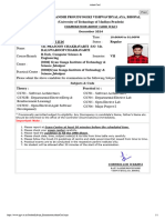 Admit Card