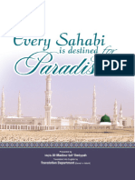 Every Sahabi is Destined for Paradise