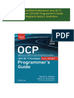 Full Download OCP Oracle Certified Professional Java SE 17 Developer (Exam 1Z0-829) Programmer's Guide Khalid A. Mughal & Vasily A. Strelnikov PDF DOCX