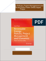 Instant Download Renewable Energy: Policies, Project Management and Economics: Wind and Solar Power (India) Sapan Thapar PDF All Chapters