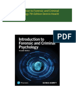 Instant Download Introduction to Forensic and Criminal Psychology 7th Edition Dennis Howitt PDF All Chapters