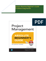 Complete Download Project Management Absolute Beginner's Guide 5th Edition Greg Horine PDF All Chapters