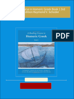 Get A Reading Course in Homeric Greek Book 1 3rd Revised Edition Raymond V. Schoder PDF ebook with Full Chapters Now