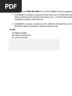 6.1. Ejercicios - Retenciones 1