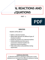 Chemical equation and reaction