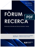 Fòrum de Recerca 2019