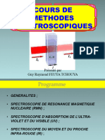 Cours de Méthodes Spectroscopiques' (Etudiant 2 2024-2025)