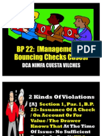 BP 22 Managing Bouncing Checks Cases