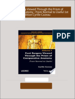 Instant download Foot Surgery Viewed Through the Prism of Comparative Anatomy : From Normal to Useful 1st Edition Cyrille Cazeau pdf all chapter