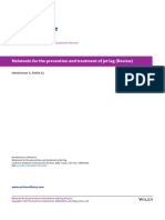 COCHRANE Melatonin for the prevention and treatment of jet lag