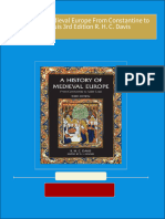 A History of Medieval Europe From Constantine to Saint Louis 3rd Edition R. H. C. Davis All Chapters Instant Download