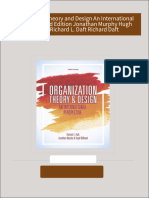 Full Download Organization Theory and Design An International Perspective 3rd Edition Jonathan Murphy Hugh Willmott Richard L. Daft Richard Daft PDF DOCX