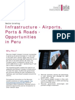 Infrastructure - Airports, Ports & Roads Sectors in Peru