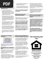 Fair Housing and You 052009