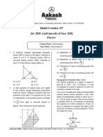 Skull Crusher 07 Class XII JEE (Adv) Physics