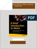 Download full A Brief Introduction to Web3 1st Edition Shashank Mohan Jain ebook all chapters