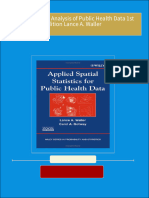 Download Applied Spatial Analysis of Public Health Data 1st Edition Lance A. Waller ebook All Chapters PDF