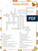 Final Thanksgiving Crossword