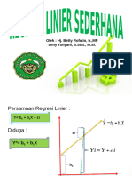 (15) Regresi Linier Sederhana