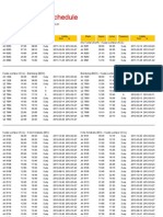 Full Flight Schedule Report en