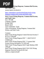 Man Truck Wiring Diagram Common Rail System and Fault Codes