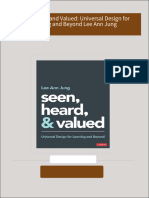 Full Download Seen, Heard, and Valued: Universal Design for Learning and Beyond Lee Ann Jung PDF DOCX