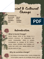 Social and Cultural Change