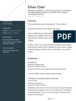 Resume Sample - Ethan Chan