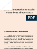 GESTÃO DEMOCRÁTICA NA ESCOLA