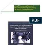 PDF Sociological and Philosophical Aspects of Human Interaction With Technology Advancing Concepts 1st Edition Anabela Mesquita download