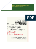 Download From Montaigne to Montaigne 1st Edition Claude Lévi-Strauss ebook All Chapters PDF