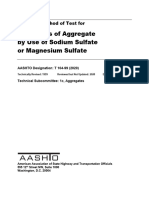 3. AASHTO T 104 Standard Method of Test for Soundness of Aggregate by Use of Sodium Sulfate or Magnesium Sulfate