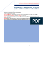 Botanical Origin Physicochemical Composition and A