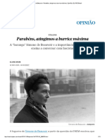 Simone de Beauvoir_ Parabéns, atingimos a burrice máxima _ Opinião _ EL PAÍS Brasil