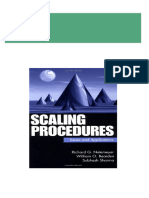 Immediate download Scaling Procedures Issues and Applications 1st Edition Richard G. Netemeyer ebooks 2024