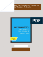 Download Full Investing in People: The Economics of Population Quality Theodore W. Schultz PDF All Chapters