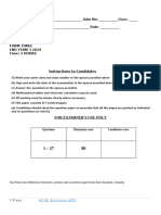 CHEMISTRY F3 PP1 QS