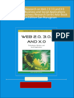 Handbook of Research on Web 2 0 3 0 and X 0 Technologies Business and Social Applications Advances in E Business Research Series Aebr Book Series 1st Edition San Murugesan 2024 scribd download