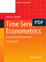 John D. Levendis - Time Series Econometrics_ Learning Through Replication (Springer Texts in Business and Economics)-Springer (2023)