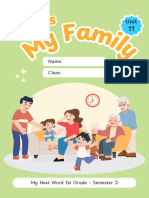 My Family Worksheet Colorful Cute and Simple Style