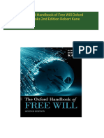 Get The Oxford Handbook of Free Will Oxford Handbooks 2nd Edition Robert Kane PDF ebook with Full Chapters Now