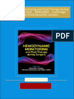 Download Full Hemodynamic Monitoring and Fluid Therapy during Surgery Jun 30 2024 _ 100922686X _ Cambridge University Press Alexandre Joosten PDF All Chapters