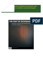 The Fact of Resonance Modernist Acoustics and Narrative Form 1st Edition Julie Beth Napolin All Chapters Instant Download